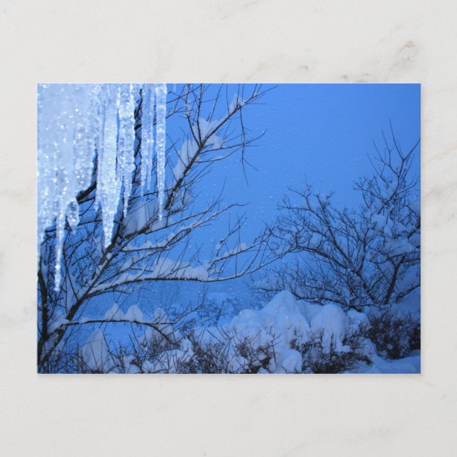 Postal Nieve - Invierno (Anverso)