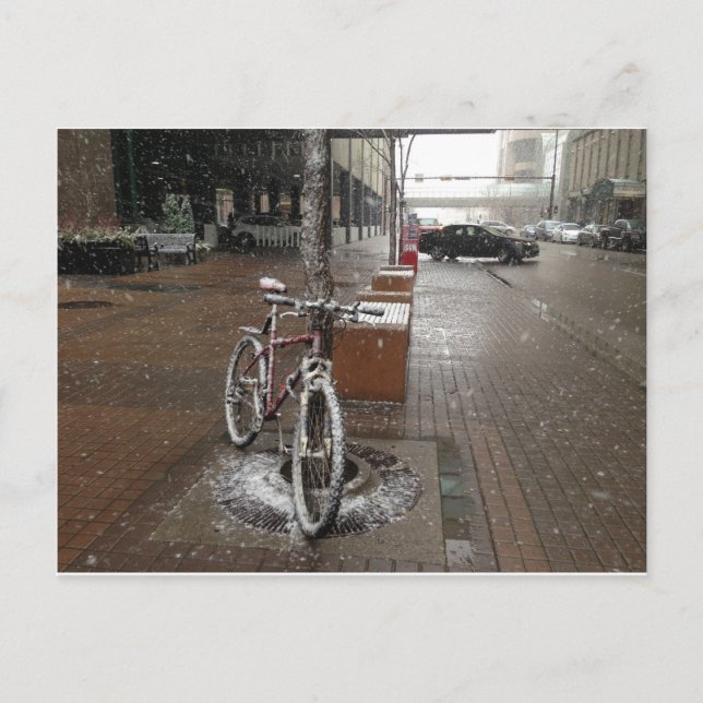 Postal Nieve sobre mí (Anverso)