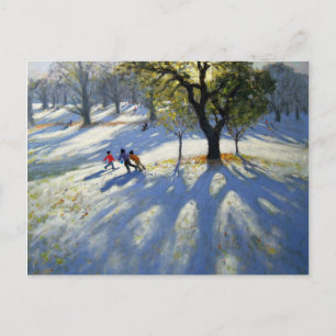 Postal Nieve temprana en el Parque Markeaton