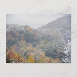 Postal Nieve temprana en otoño