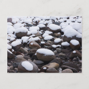 Postal Nieve y rocas, parque nacional Mt. Rainier
