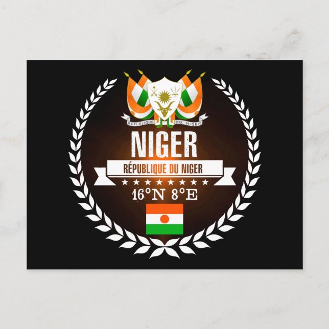 Postal Níger (Anverso)