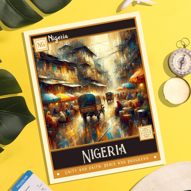 Postal Nigeria | Pintura de época (Subido por el creador)