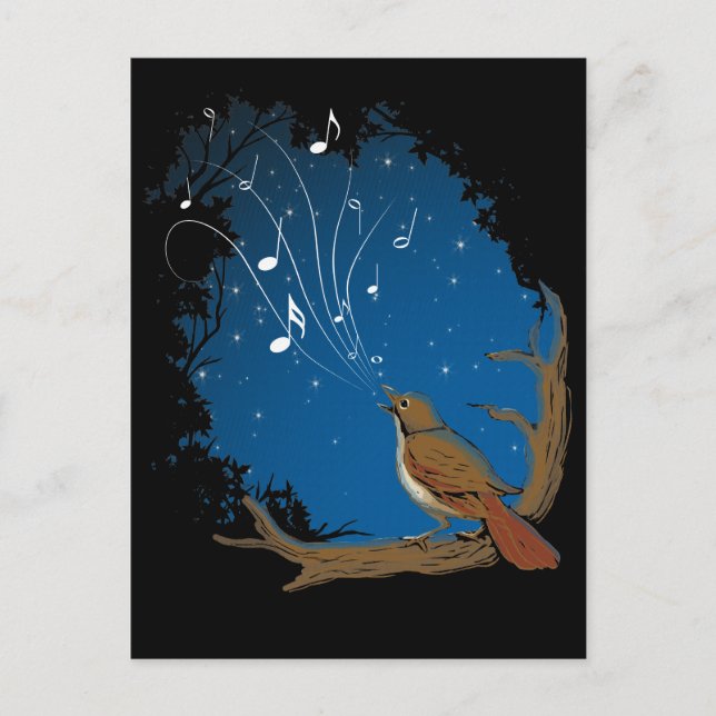 Postal Nightingale Song (Anverso)