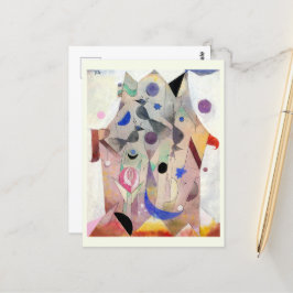 Postal Nightingales persas de Paul Klee, arte abstracto