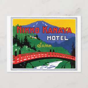 Postal Nikko Kanaya Hotel Japón