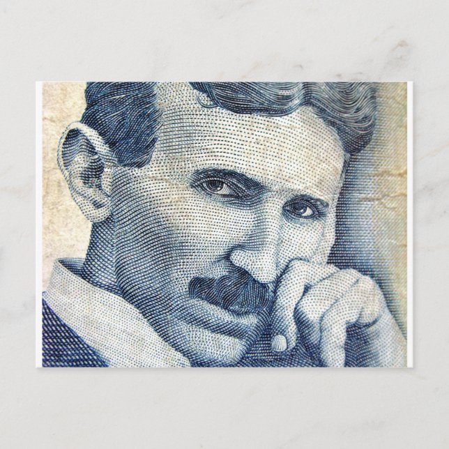 Postal Nikola Tesla (Anverso)