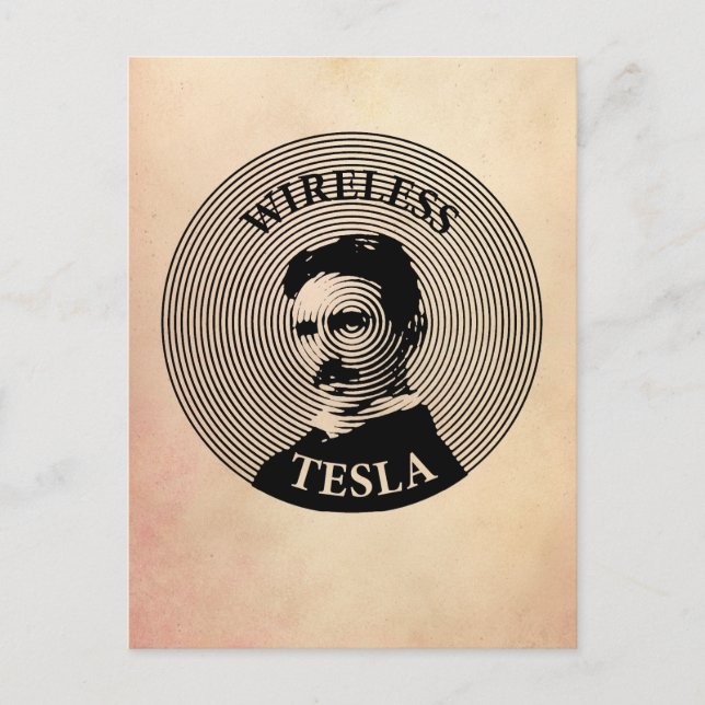Postal Nikola Tesla (Anverso)