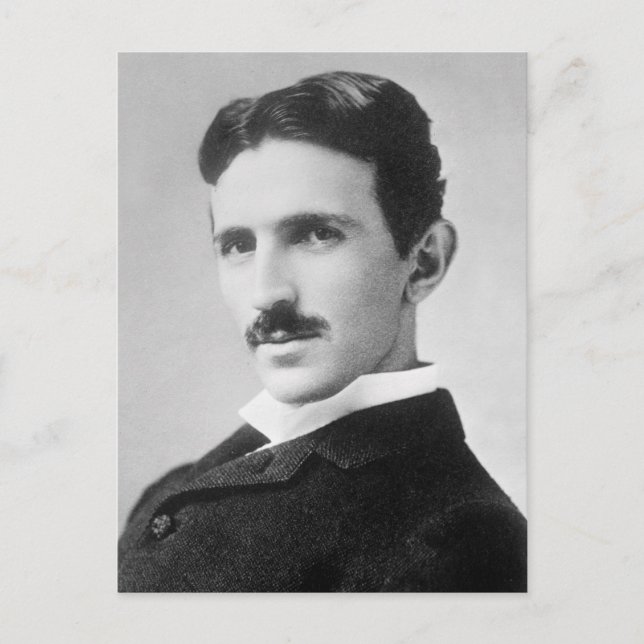 Postal Nikola Tesla (Anverso)