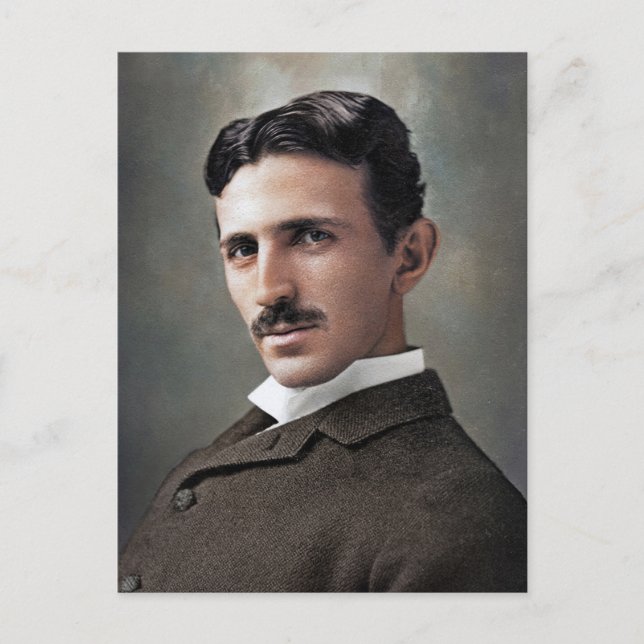 Postal Nikola Tesla (Anverso)