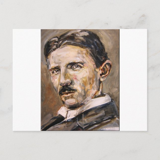Postal Nikola Tesla (Anverso)