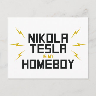 Postal Nikola Tesla es mi hogar