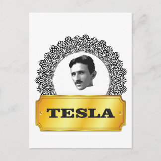 Postal nikola tesla gold
