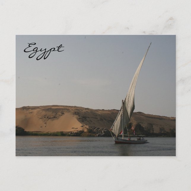Postal nile river felucca (Anverso)