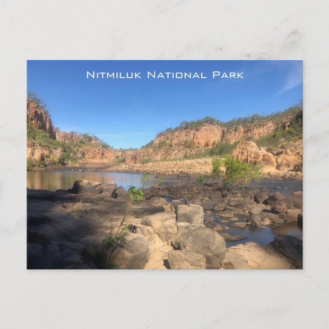 Postal nimiluk katherine gorge (Anverso)