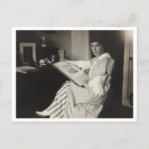 Postal Nina Allender, caricaturista, Fiesta nacional de l