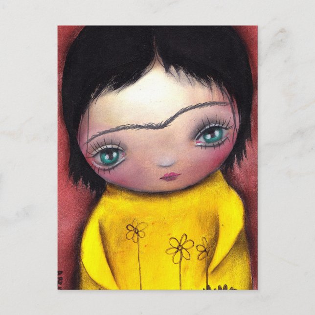 Postal Nina Frida (Anverso)