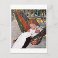 Niña pequeña en la hamaca, Jessie Willcox Smith