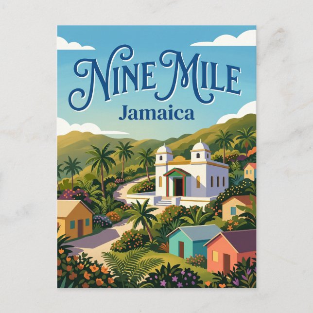Postal Nine Mile Jamaica (Anverso)