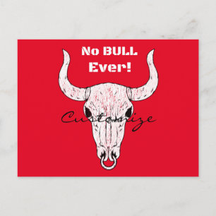 Postal Ningún Bull Nunca Thunder_Cove