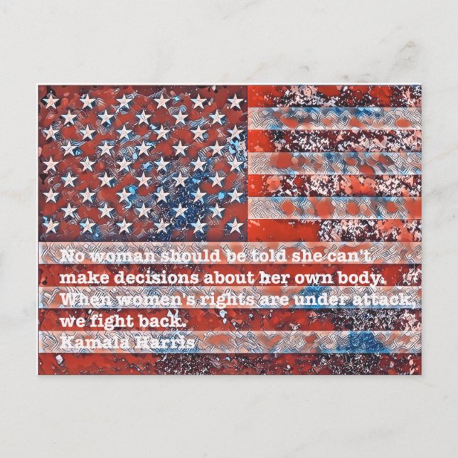 Postal Ninguna mujer (Anverso)