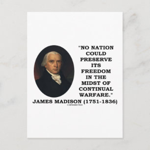 Postal Ninguna nación preserva su libertad como guerra co