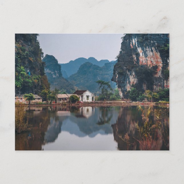 POSTAL NINH BINH, DELTA DE RED RIVER, VIETNAM (Anverso)