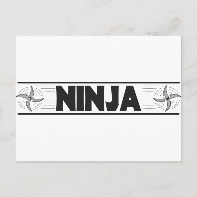 Postal ninja (Anverso)