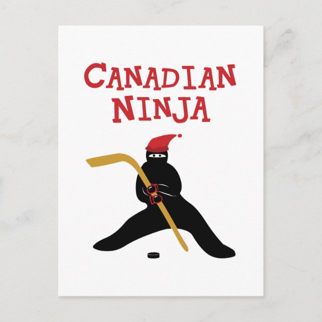 Postal Ninja canadiense (Anverso)