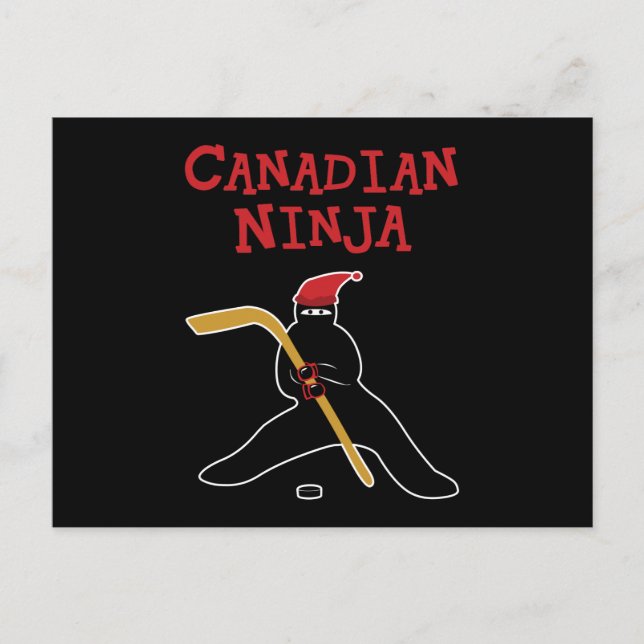 Postal Ninja canadiense (Anverso)
