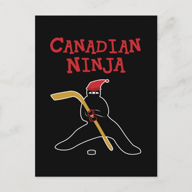 Postal Ninja canadiense (Anverso)