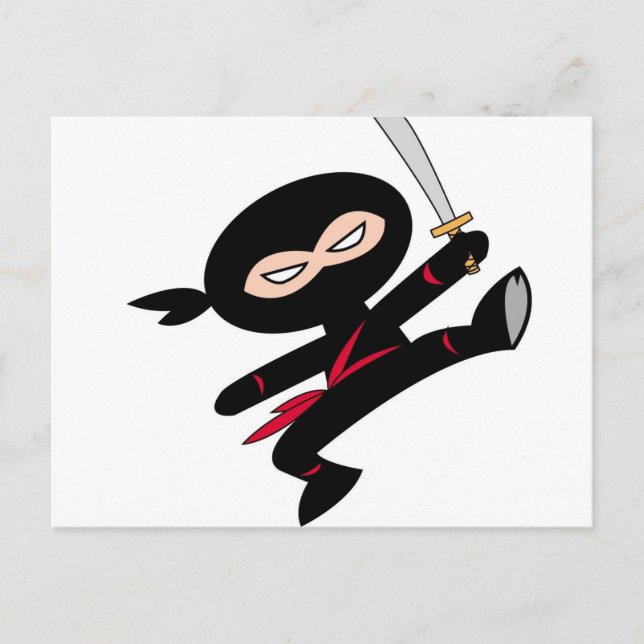 POSTAL ¡NINJA DEL NIÑO! (Anverso)