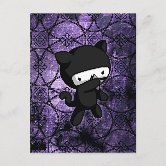 Postal Ninja Kitty (Anverso)