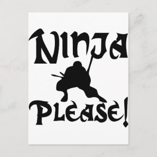Postal ¡Ninja, por favor!