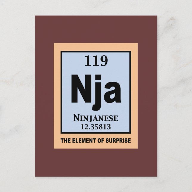 Postal Ninjanés (Anverso)