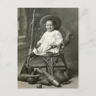 Postal Niño Americano De 1910