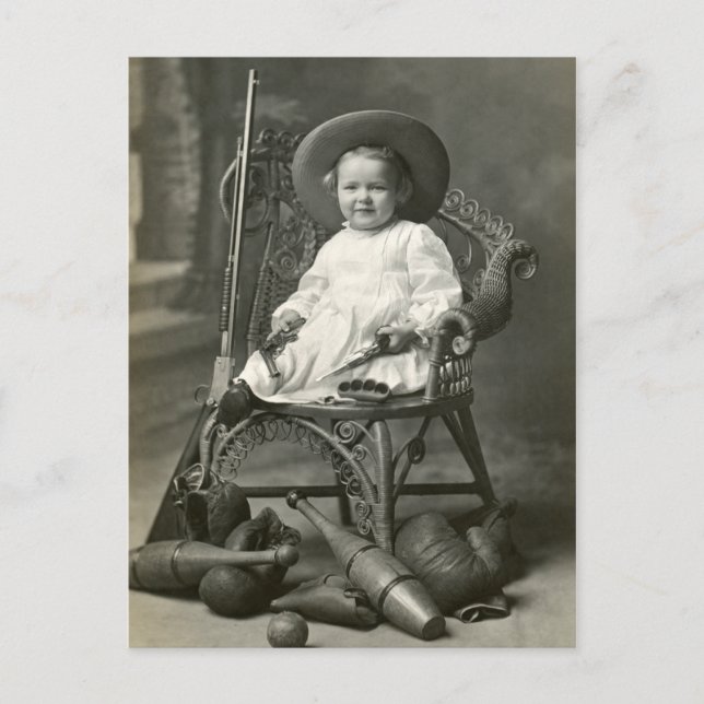 Postal Niño Americano De 1910 (Anverso)
