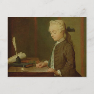 Postal Niño con un tetotum, 1738