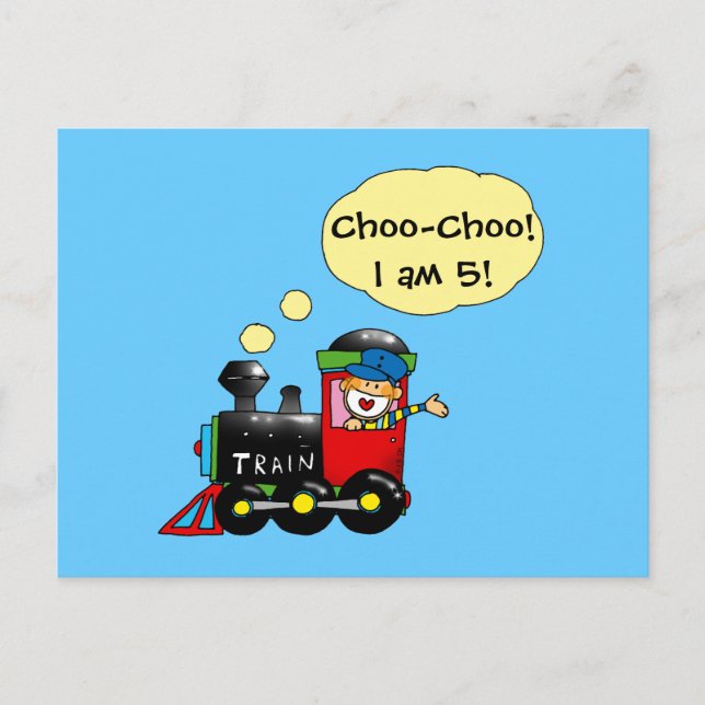 Postal Niño de 5 años (Anverso)