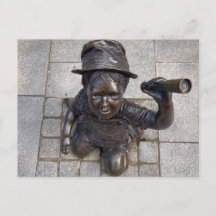 Niño de Bronce con Telescopio Jardín Botánico de G