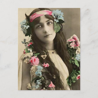 Postal Niño de Flor Temprana