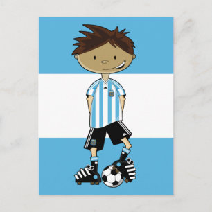 Postal Niño de la Copa Mundial de Fútbol de Argentina
