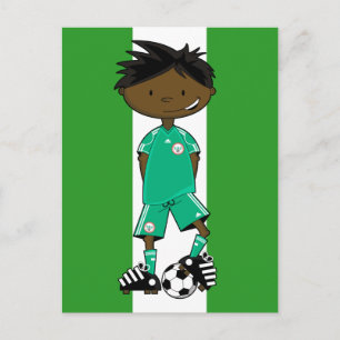 Postal Niño de la Copa Mundial de Fútbol de Nigeria