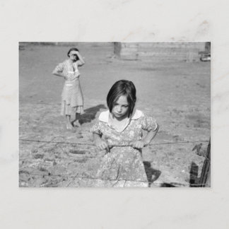 Postal Niño de la depresión