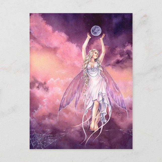 Postal Niño de la Luna (Anverso)