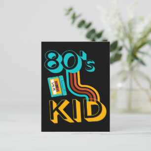POSTAL NIÑO DE LOS 80 - AMANTES DE CASSETTE