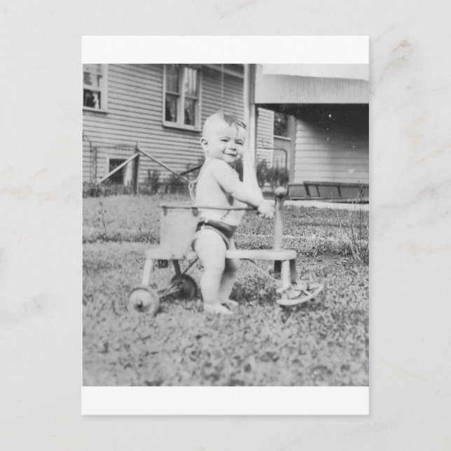 Postal Niño de los años 50 en Walker (Anverso)