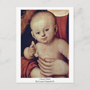 Postal Niño Jesús De Lucas Cranach (I)