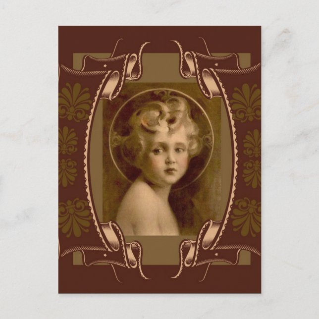 Postal Niño Jesús "La luz del mundo" (Anverso)