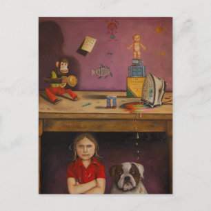 Postal Niño travieso